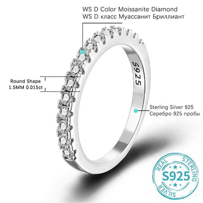 Moissanite Eternity Band - BLAKESTORE-NG