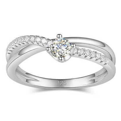 Moissanite Silver Ring - BLAKESTORE-NG