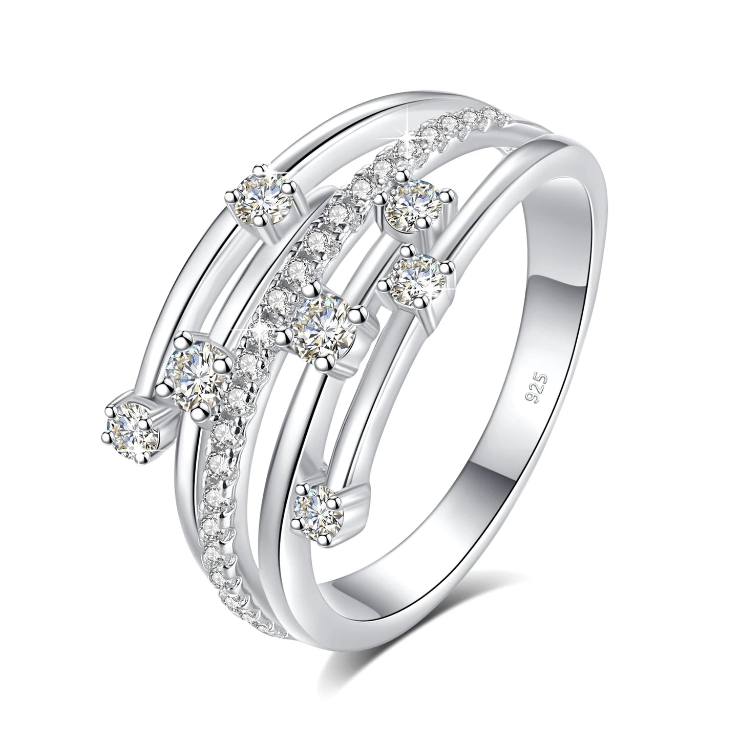 Moissanite Silver Ring - BLAKESTORE-NG