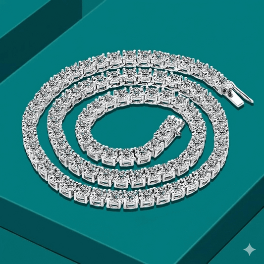 Moissanite Tennis Necklace - Maison Novaire #
