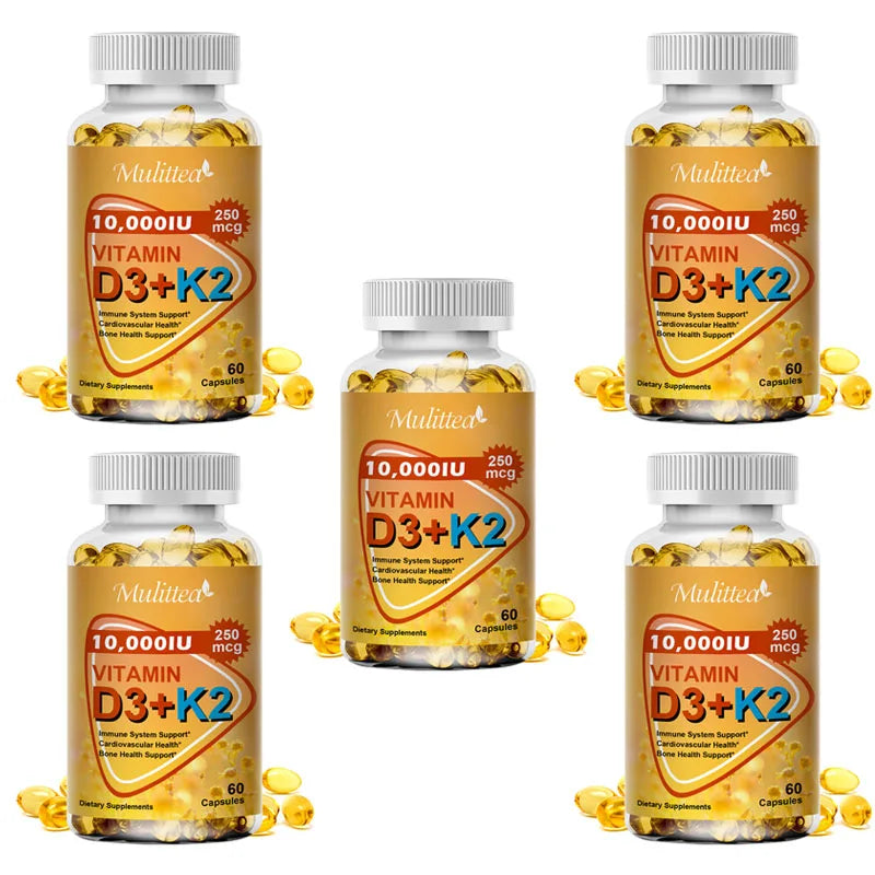Mulittea Vitamin D3+K2 Capsules Promote Immunity. - BLAKESTORE-NG