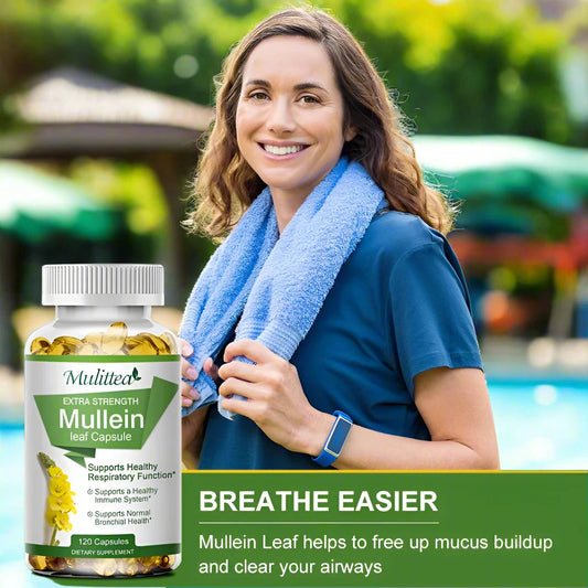Mullein Lung Cleanser-Asthma Health-Herbal Supplement. - Maison Novaire #