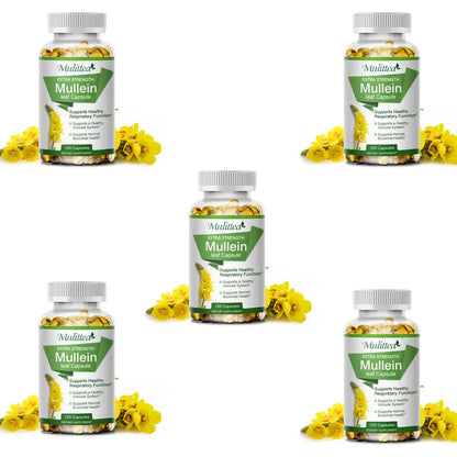 Mullein Lung Cleanser-Asthma Health-Herbal Supplement. - Maison Novaire