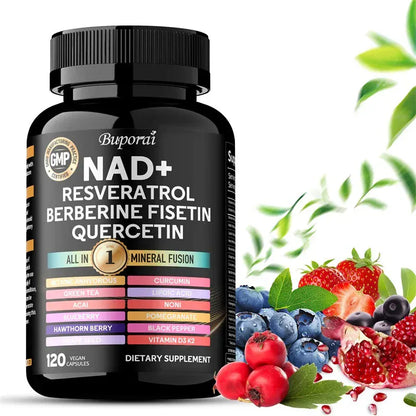 NAD+ Resveratrol Complex – Cellular Health & Anti-Aging Formula (1000 mg) - BLAKESTORE-NG