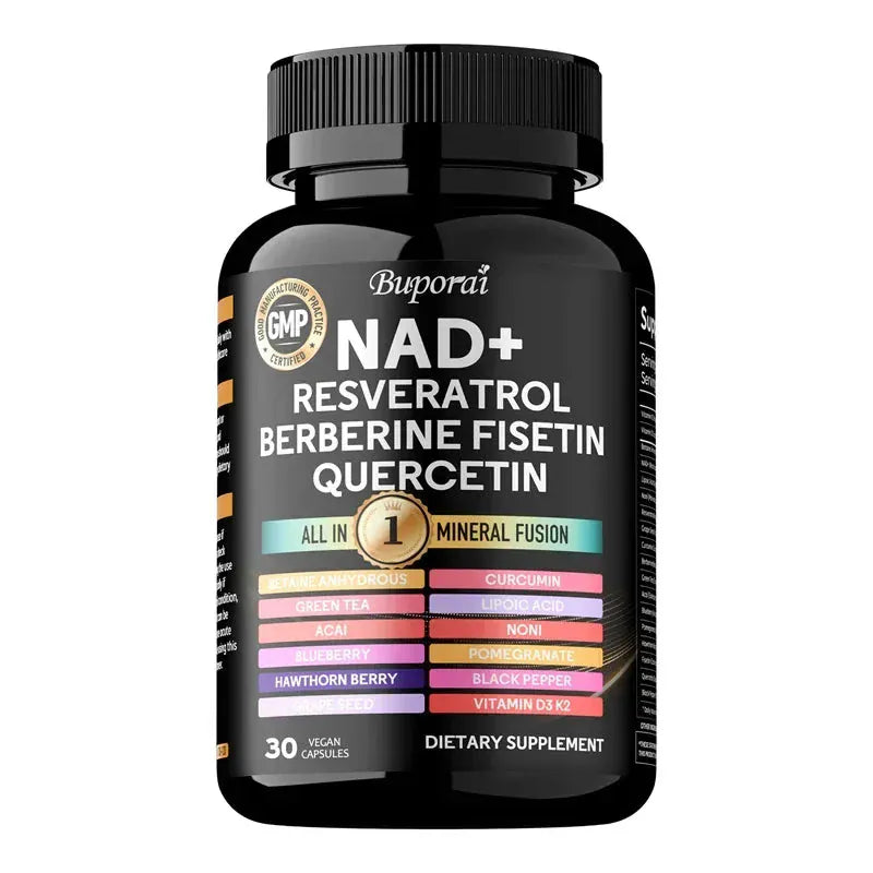 NAD+ Resveratrol Complex – Cellular Health & Anti-Aging Formula (1000 mg) - BLAKESTORE-NG