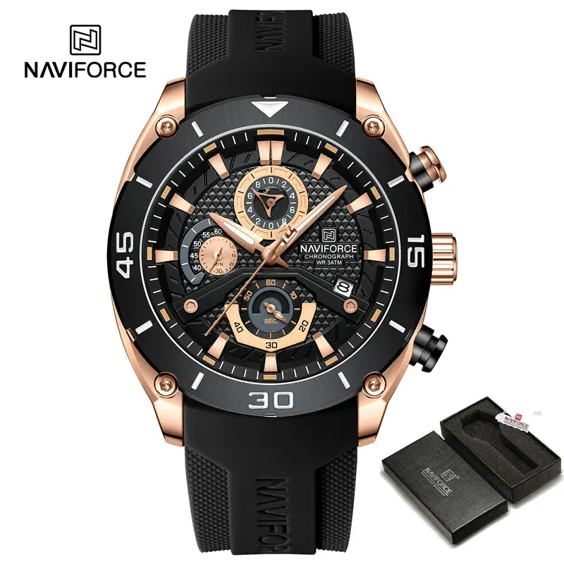 NAVIFORCE NF8038 Top Brand Men's Sport Watch - BLAKESTORE-NG