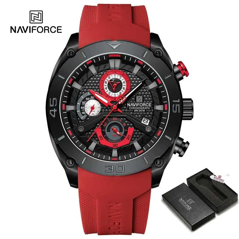 NAVIFORCE NF8038 Top Brand Men's Sport Watch - BLAKESTORE-NG