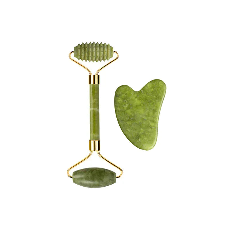 Natural Jade Roller & Gua Sha Set - Maison Novaire #