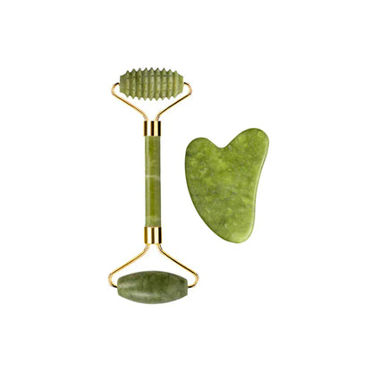 Natural Jade Roller & Gua Sha Set - Maison Novaire #