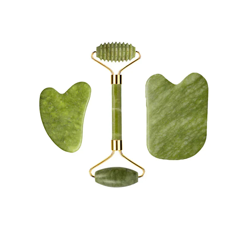 Natural Jade Roller & Gua Sha Set - Maison Novaire #