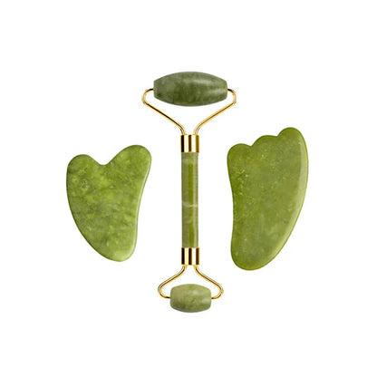 Natural Jade Roller & Gua Sha Set - Maison Novaire #