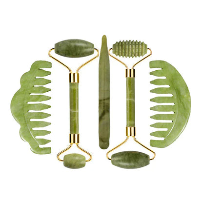 Natural Jade Roller & Gua Sha Set - Maison Novaire #