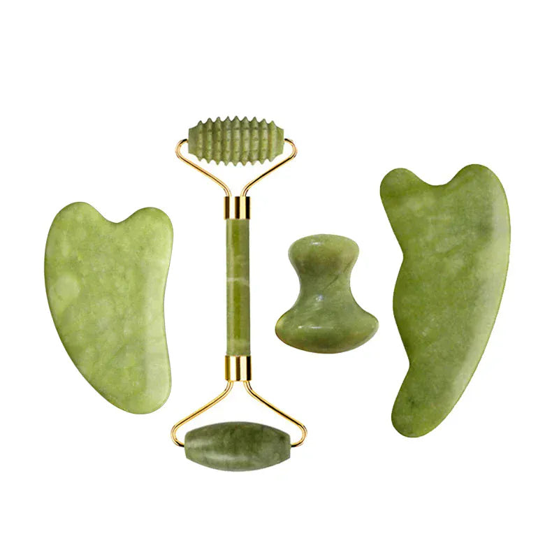 Natural Jade Roller & Gua Sha Set - Maison Novaire #