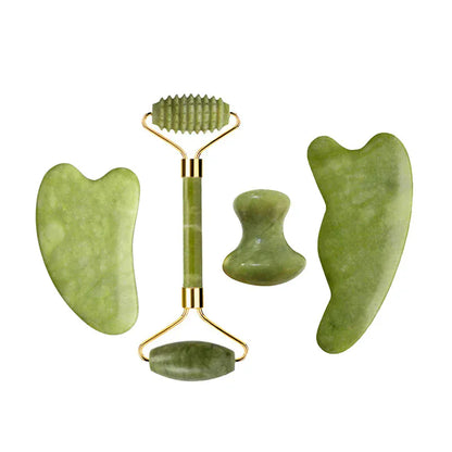 Natural Jade Roller & Gua Sha Set - Maison Novaire #