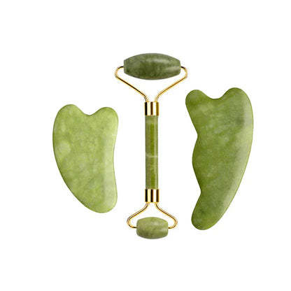 Natural Jade Roller & Gua Sha Set - Maison Novaire #