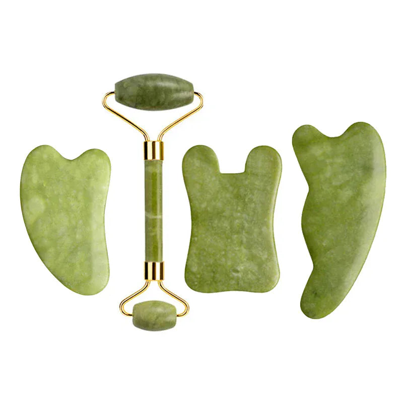 Natural Jade Roller & Gua Sha Set - Maison Novaire #