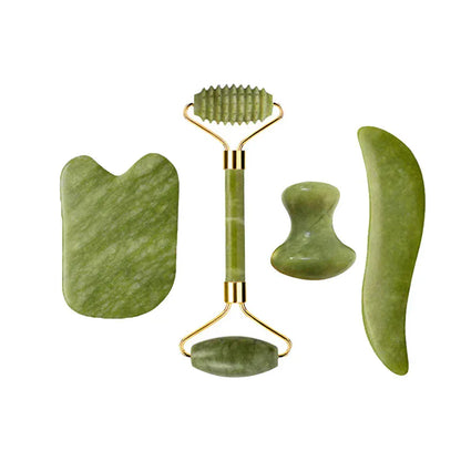 Natural Jade Roller & Gua Sha Set - Maison Novaire #