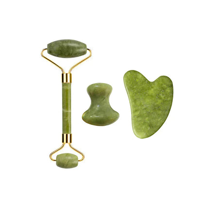 Natural Jade Roller & Gua Sha Set - Maison Novaire #