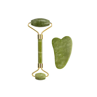 Natural Jade Roller & Gua Sha Set - Maison Novaire #