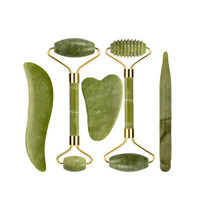 Natural Jade Roller & Gua Sha Set - Maison Novaire #