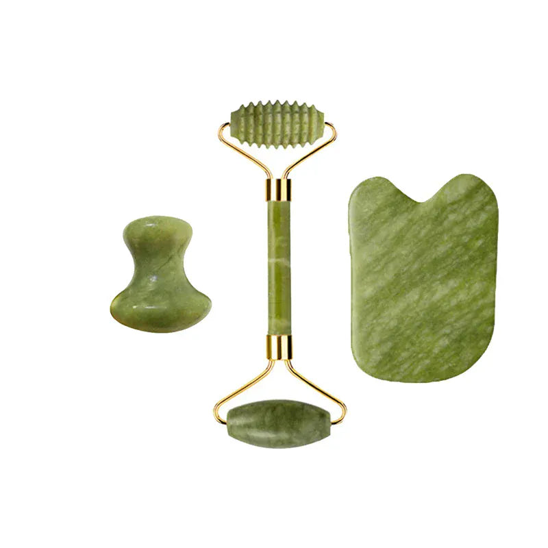 Natural Jade Roller & Gua Sha Set - Maison Novaire #