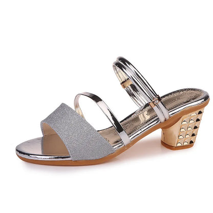 New Fashion Women’s Block Heel Sandals - Maison Novaire #