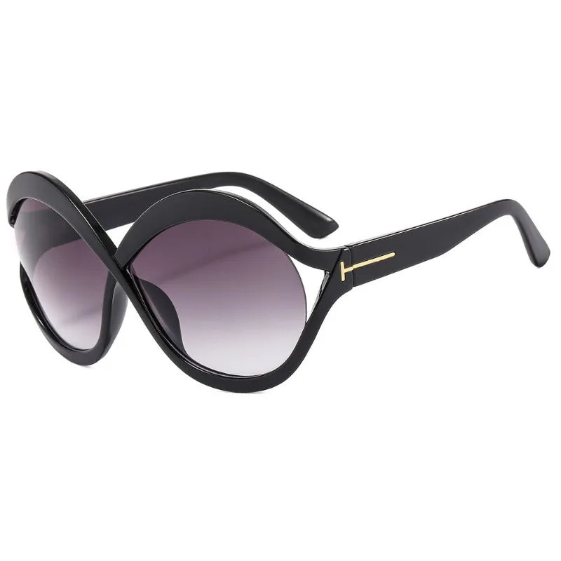 New Oversized Circular Frame Sunglasses for Women - Maison Novaire