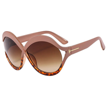 New Oversized Circular Frame Sunglasses for Women - Maison Novaire