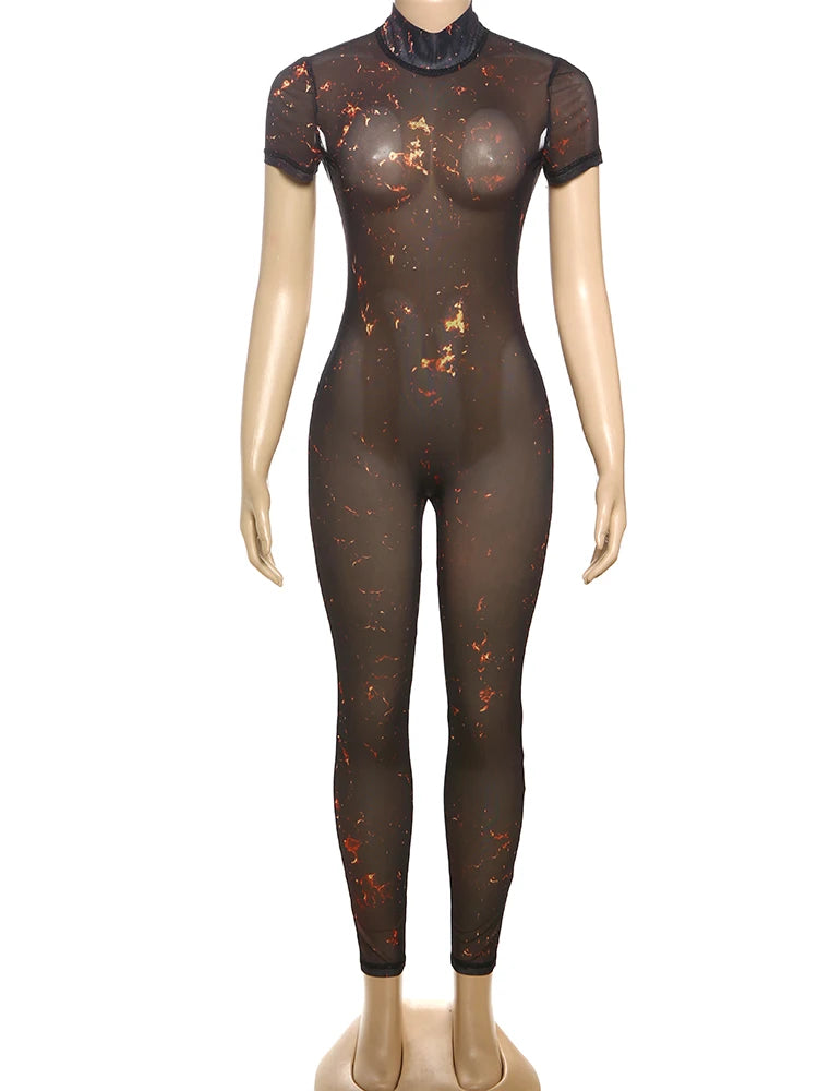 Nibber Colorful Print Jumpsuit. - Maison Novaire #