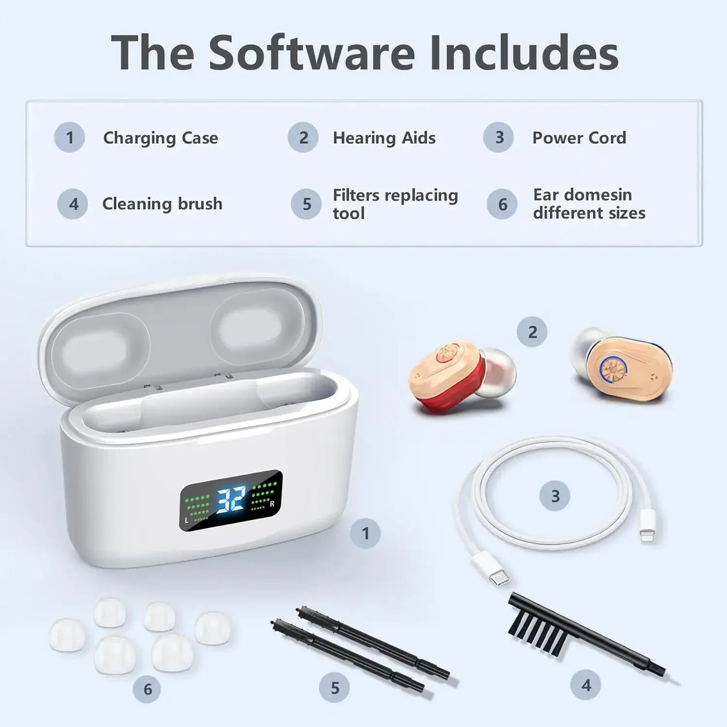 Noise-cancelling Hearing enhancer for Seniors. - Maison Novaire