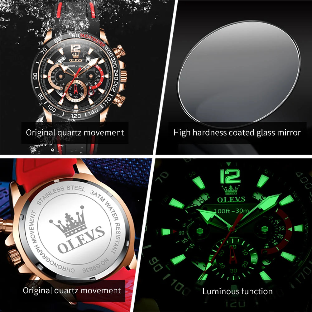 OLEVS Men's Watch Original Brand - Maison Novaire #