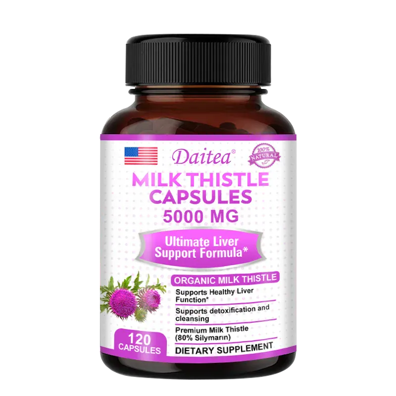 Organic Milk Thistle Liver Capsules – Cholesterol Support & Detox Formula - BLAKESTORE-NG