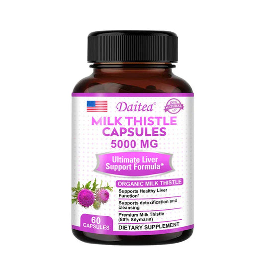 Organic Milk Thistle Liver Capsules – Cholesterol Support & Detox Formula - BLAKESTORE-NG