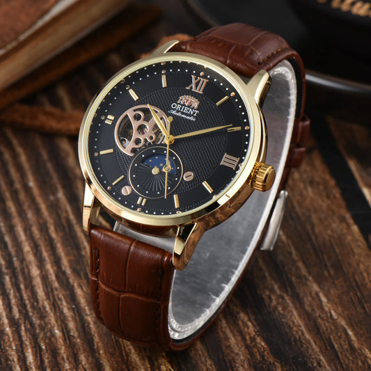 Orient Star Series World Time Automatic Watch with Leather Strap | Maison Novaire  - 7 - Maison Novaire