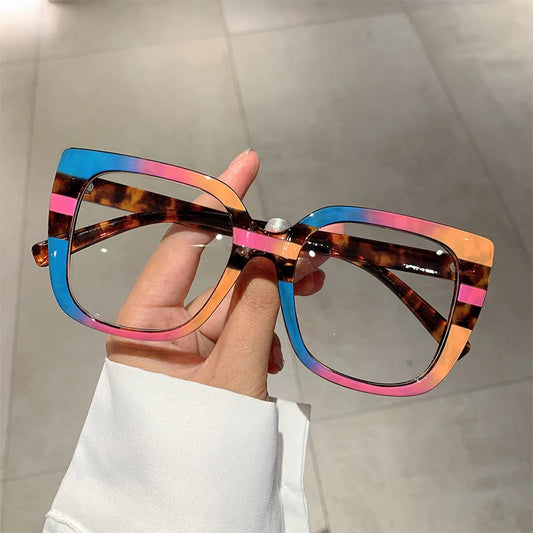 Oversized Square Eyeglasses Frames. - Maison Novaire