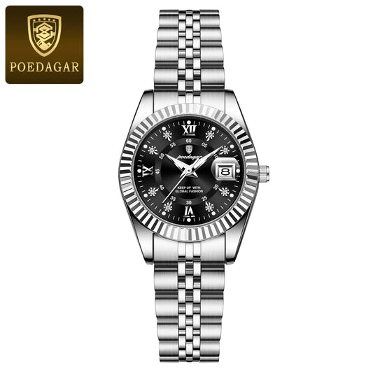 POEDAGAR Elegant Watch for Women Waterproof Luminous. - BLAKESTORE-NG