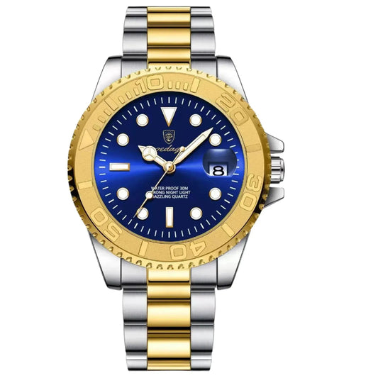 POEDAGAR Men's Luxury Stainless Steel Luminous Sport Watch - BLAKESTORE-NG