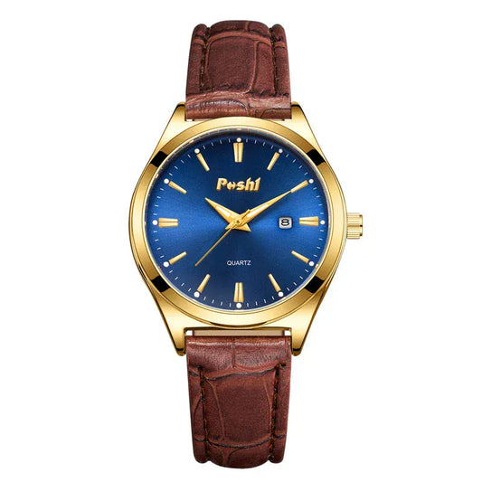 POSHI Leather Quartz Watch for Women. - BLAKESTORE-NG
