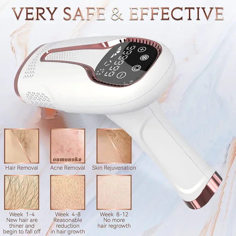 Painless Electric Epilator Laser Hair Removal. - Maison Novaire