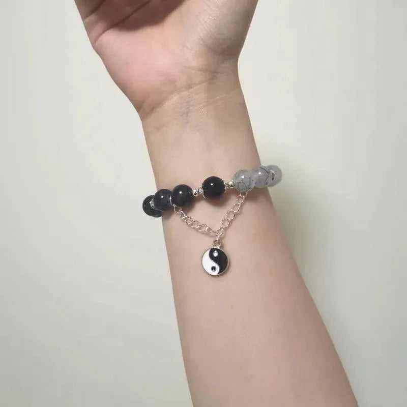 Peach Blossom Beaded Bracelet for Women - BLAKESTORE-NG