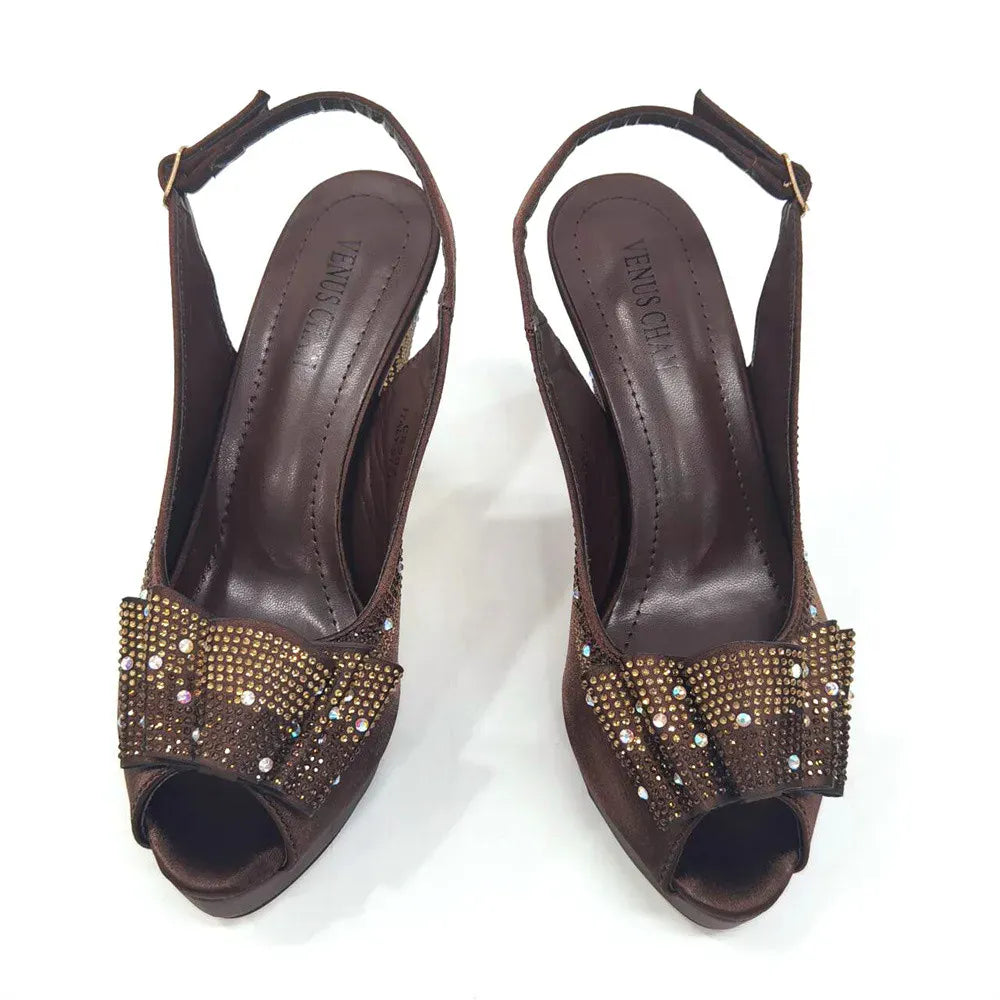 Peep Toe Shoes & Bag Set – Wedding Party Luxury - BLAKESTORE-NG