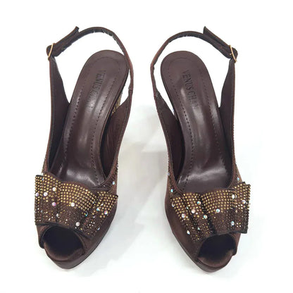 Peep Toe Shoes & Bag Set – Wedding Party Luxury - BLAKESTORE-NG