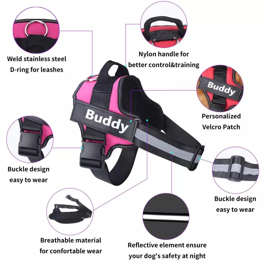 Personalized Dog Harness. - Maison Novaire #