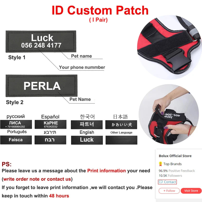 Personalized Dog Harness. - Maison Novaire #