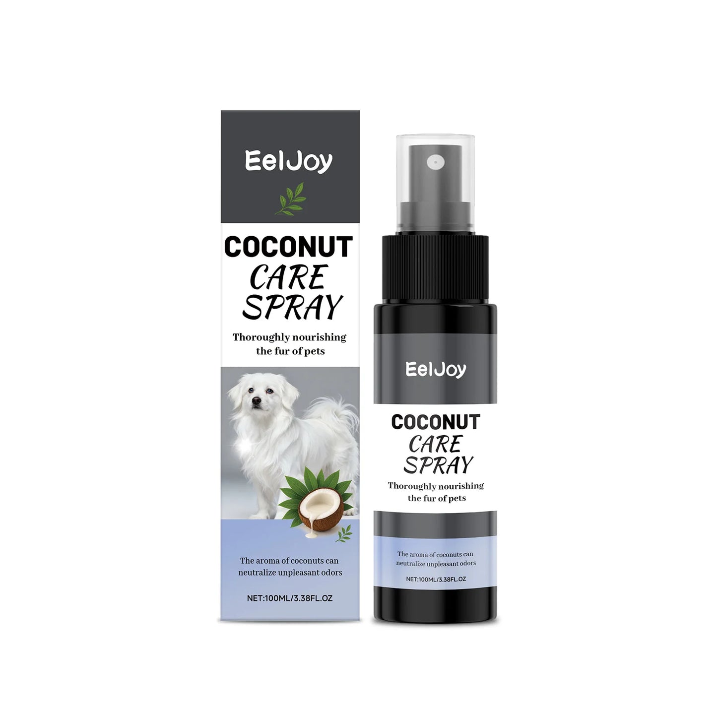 Pet Coconut Care Fur & Odor Control Grooming Spray - Maison Novaire