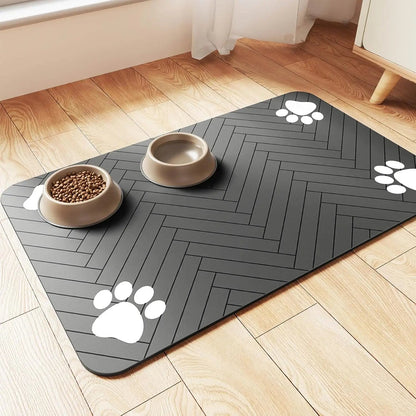 Pet Feeding Mat-Absorbent - Waterproof and Slip Proof. - Maison Novaire #