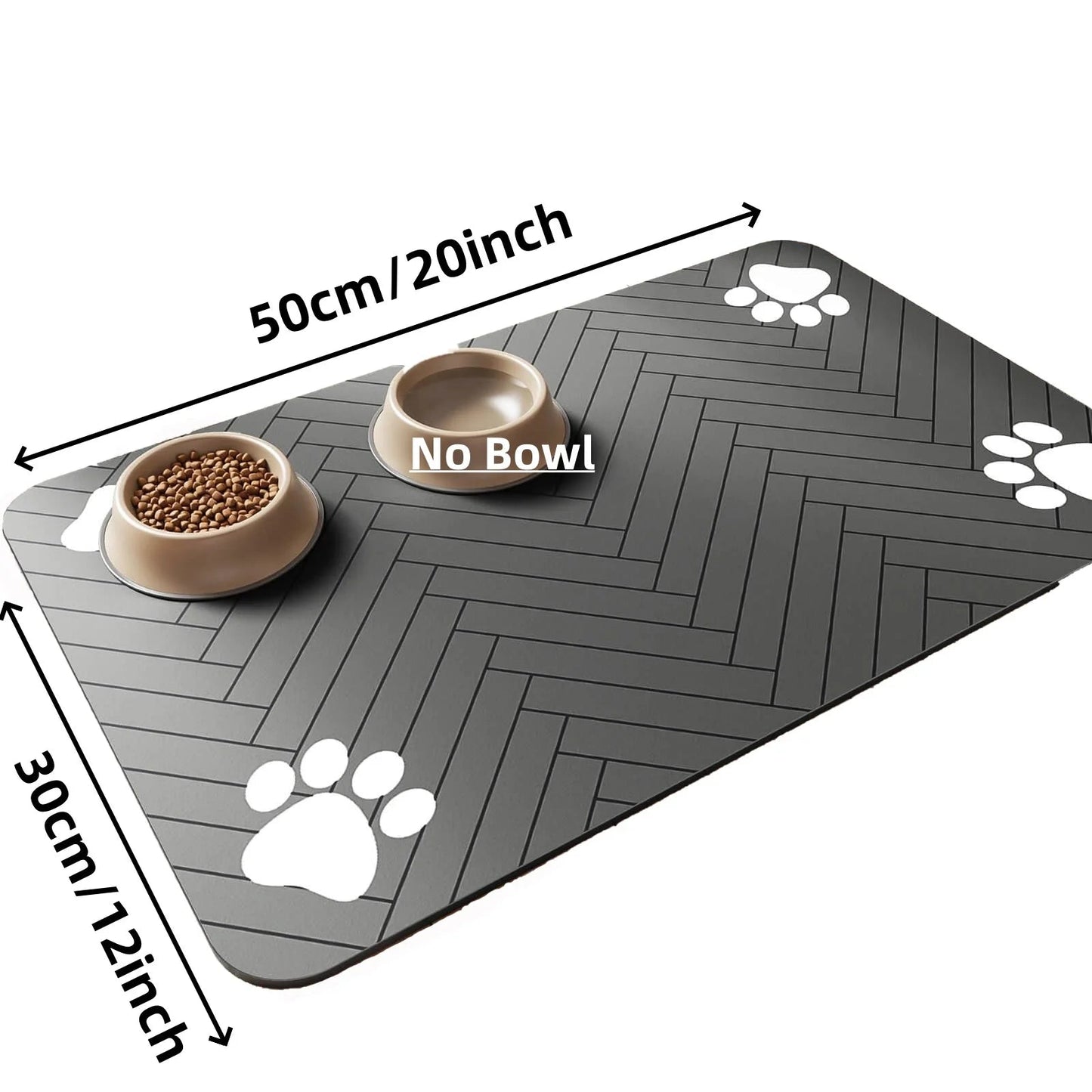 Pet Feeding Mat-Absorbent - Waterproof and Slip Proof. - Maison Novaire #