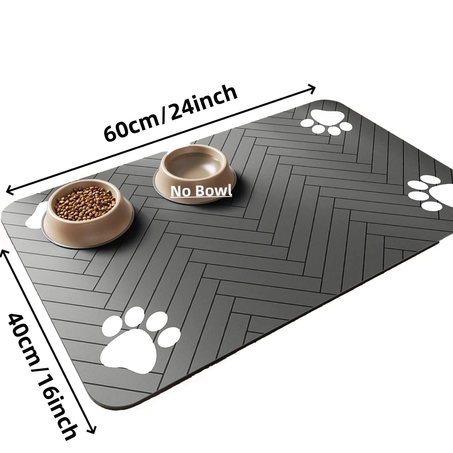 Pet Feeding Mat-Absorbent - Waterproof and Slip Proof. - Maison Novaire #