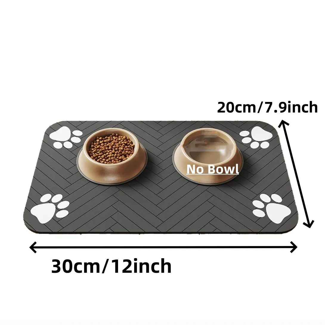 Pet Feeding Mat-Absorbent - Waterproof and Slip Proof. - Maison Novaire #