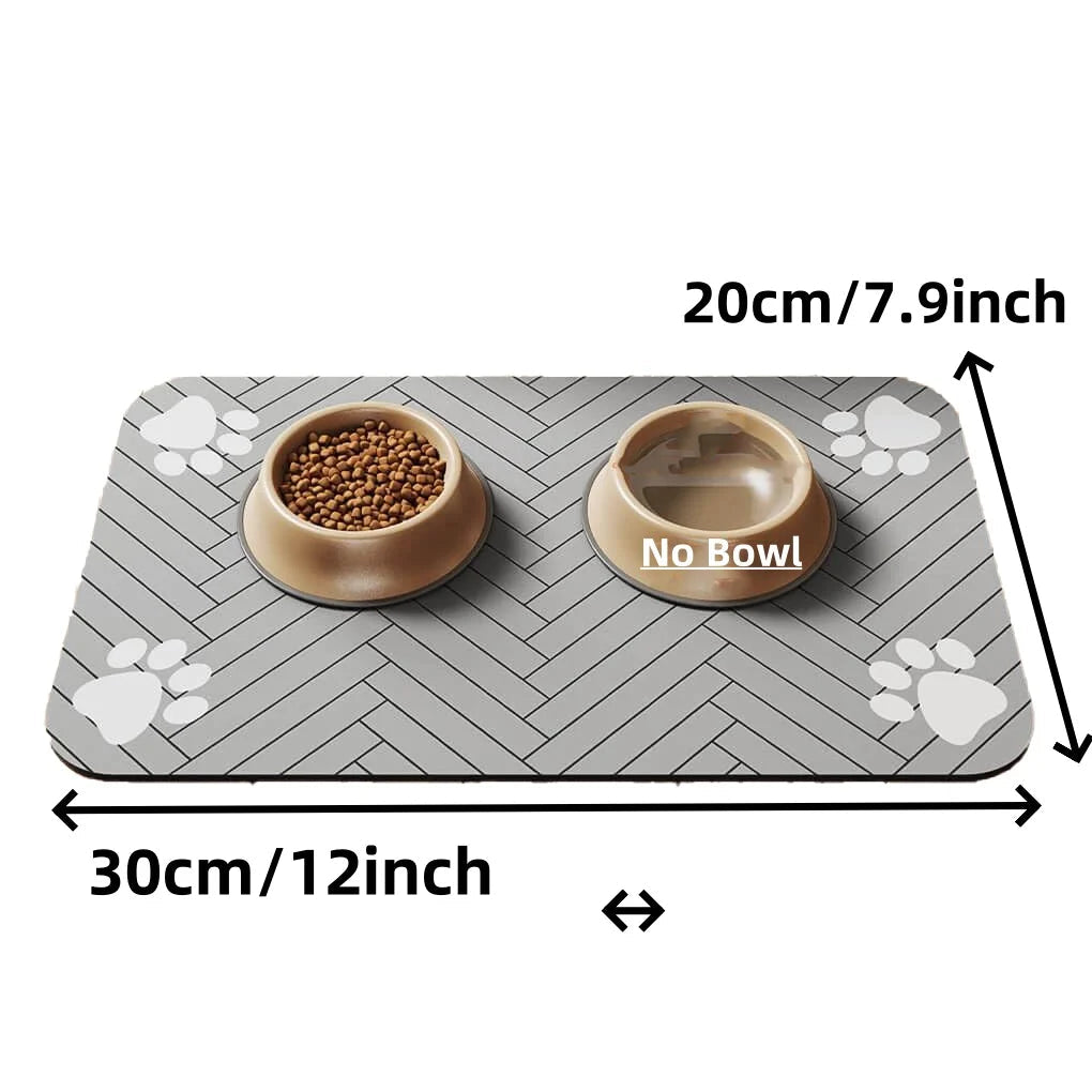 Pet Feeding Mat-Absorbent - Waterproof and Slip Proof. - Maison Novaire #